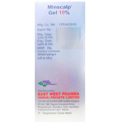 Minscalp 10% Gel (30gm Each)