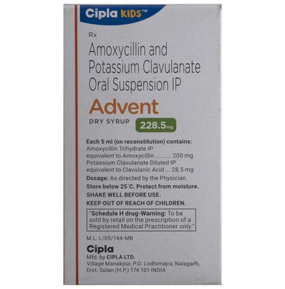 Advent 228.5mg Dry Syrup