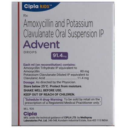 Advent 91.4mg Drops Tangy Orange