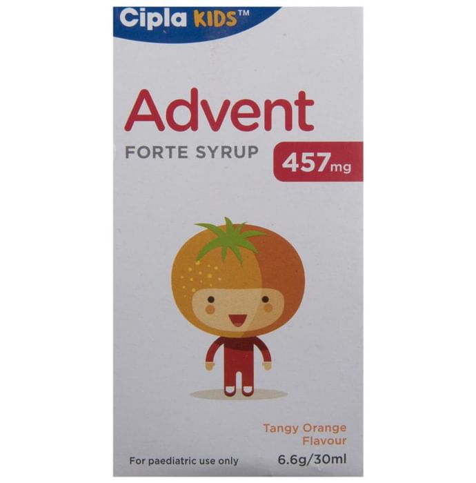 Advent Forte 457mg Syrup Tangy Orange