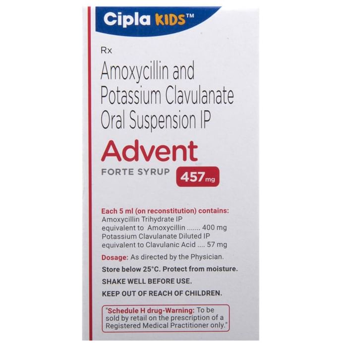 Advent Forte 457mg Syrup Tangy Orange