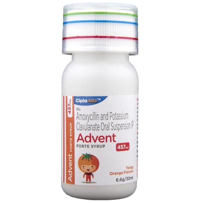 Advent Forte 457mg Syrup Tangy Orange