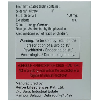 Advinafil 100mg Tablet