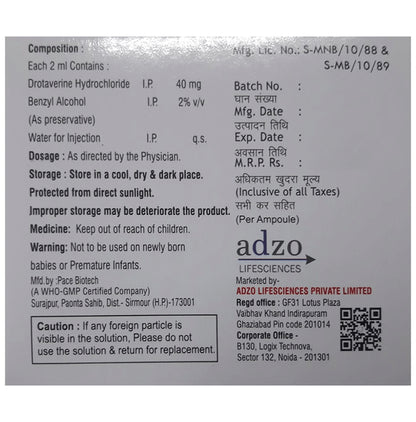 Adzospas 40 Injection