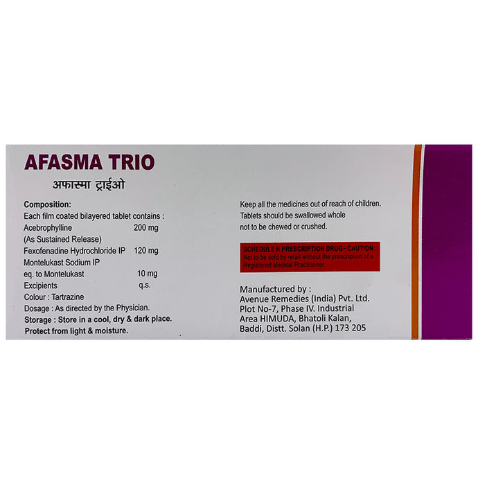 Afasma Trio Tablet SR