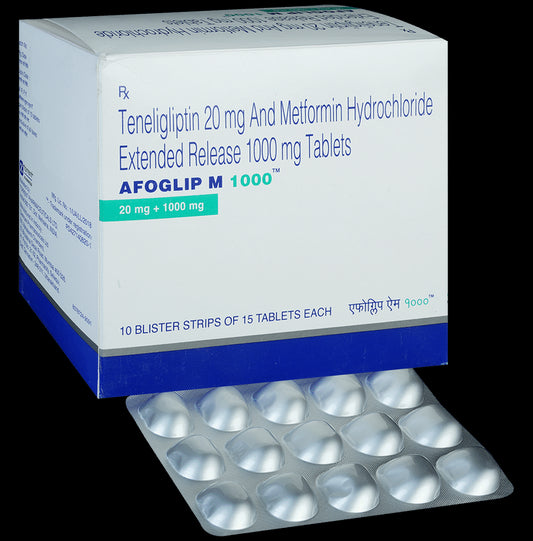Afoglip M 1000 Tablet ER - Classic Derma