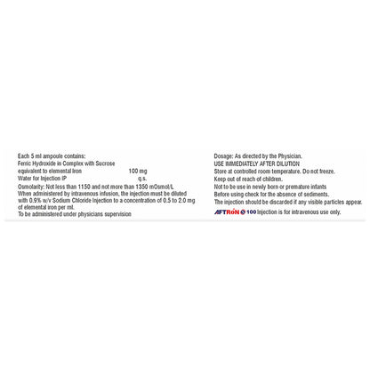 Aftron S 100 Injection