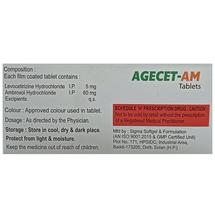 Agecet-AM Tablet
