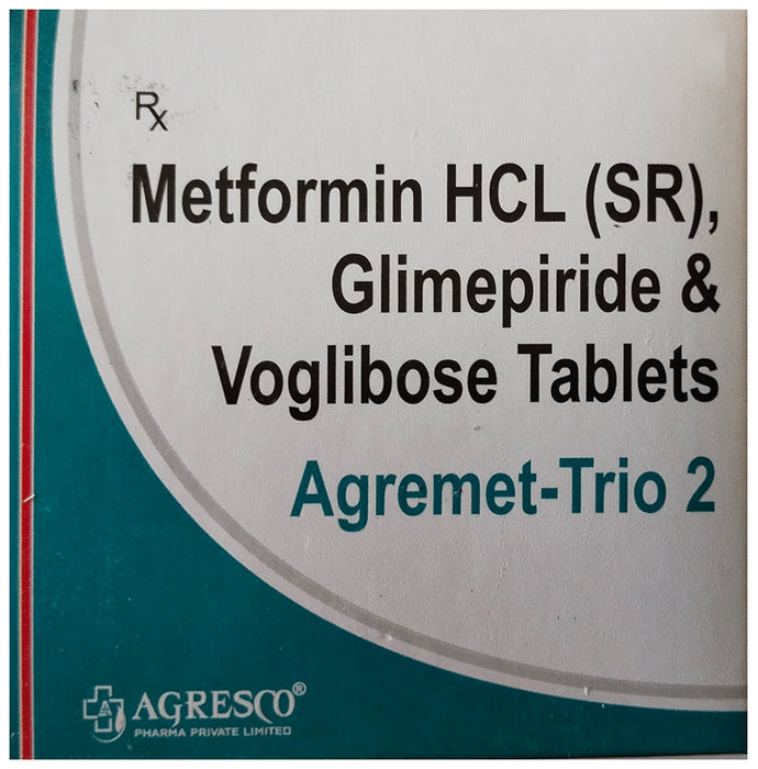 Agremet-Trio 2 Tablet SR - Classic Derma