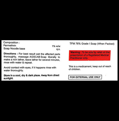 Agscab Medicated Soap