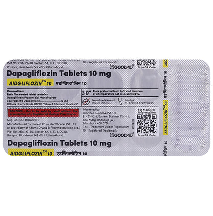 Aidgliflozin 10 Tablet