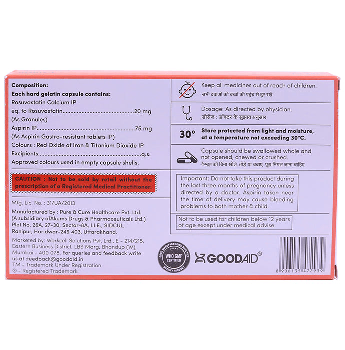 Aidrovastatin A 20 Capsule