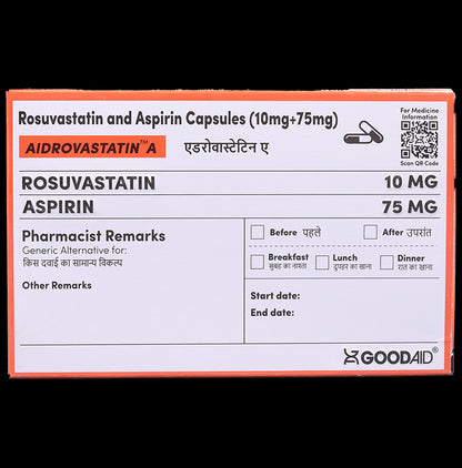 Aidrovastatin A Capsule - Classic Derma