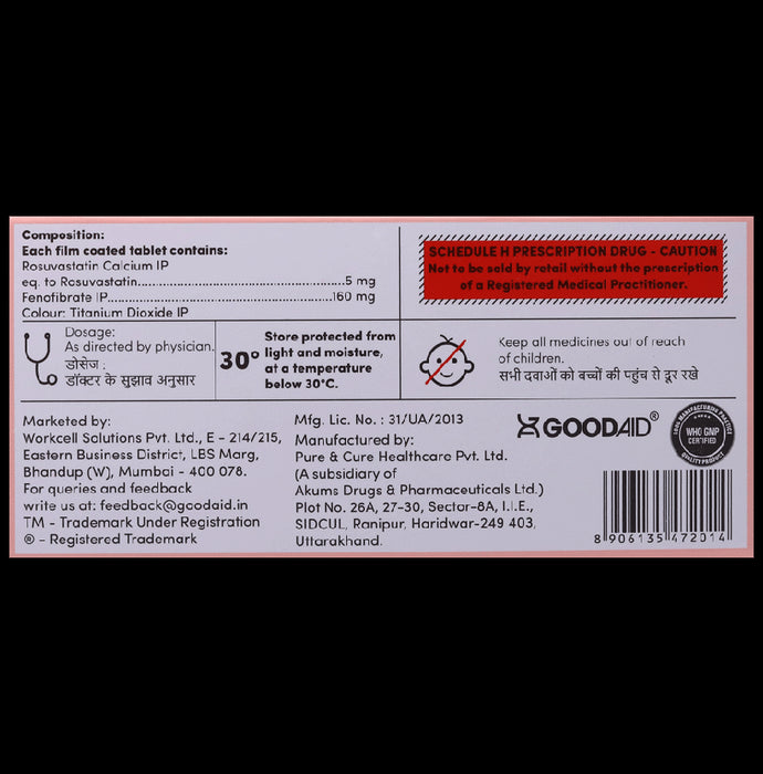 Aidrovastatin F5 Tablet