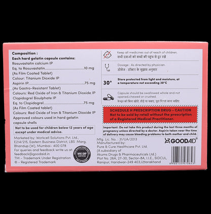 Aidrovastatin Gold 10 Capsule