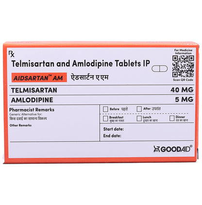 Aidsartan AM Tablet - Classic Derma