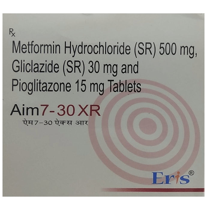 Aim7 30mg/15mg/500mg Tablet XR - Classic Derma
