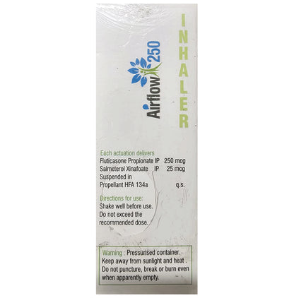 Airflow 250 (CFC Free) Inhaler