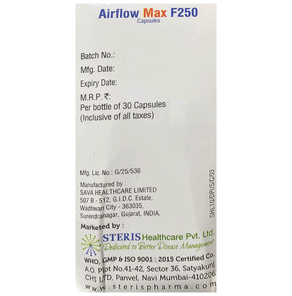 Airflow Max F 250 Capsule
