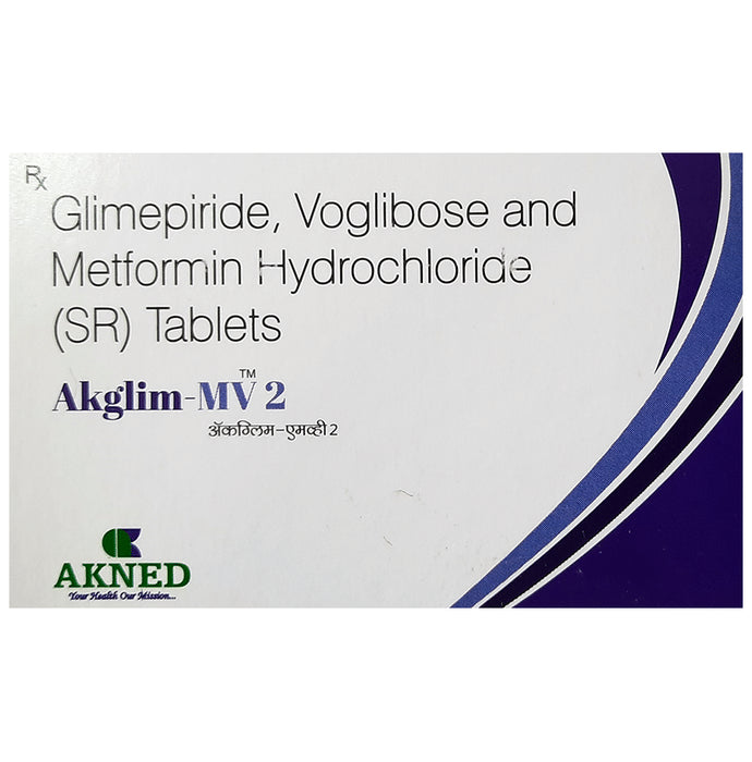 Akglim-MV 2 Tablet SR - Classic Derma