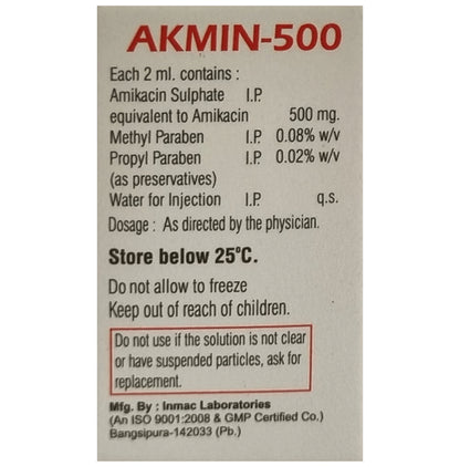 Akmin 500 Injection