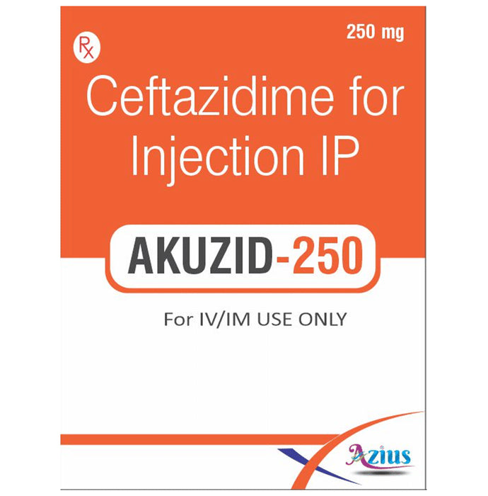 Akuzid 250mg Injection - Classic Derma