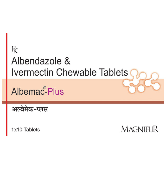 Albemac-Plus Chewable Tablet - Classic Derma