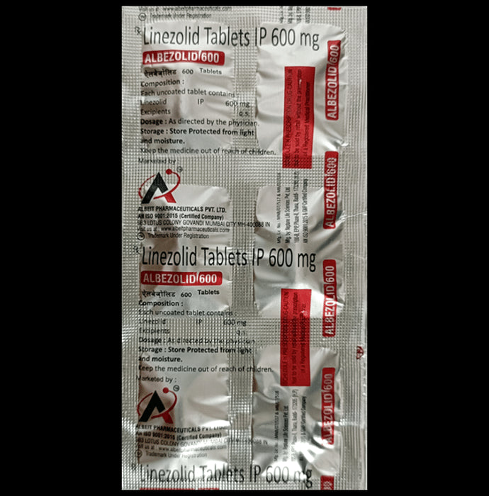 Albezolid 600 Tablet