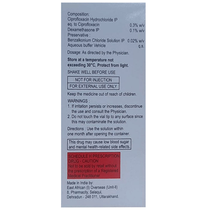 Alciflox D Eye/Ear Drops