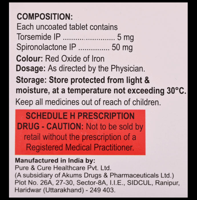Aldactone T 5 Tablet