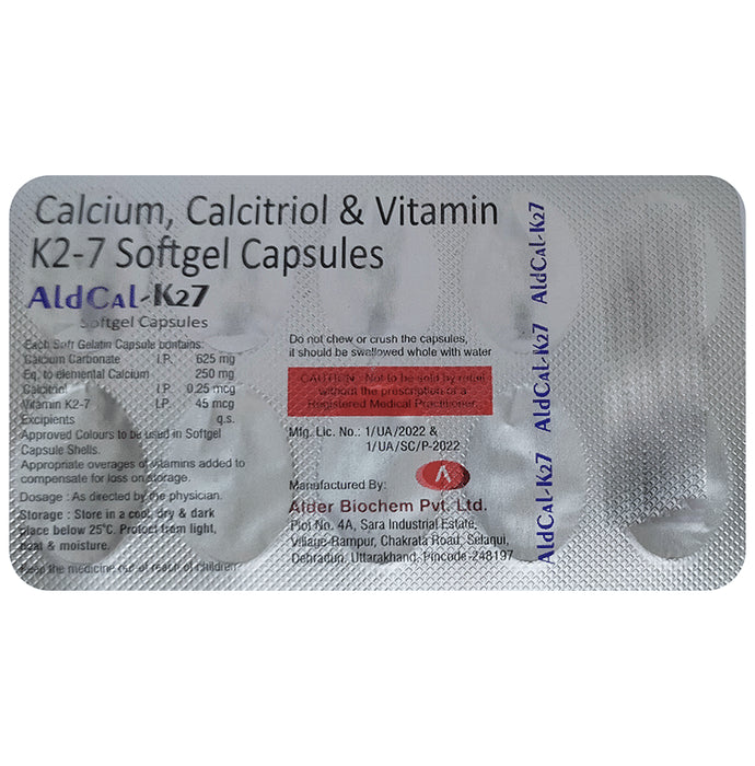 Aldcal-K27 Softgel Capsule