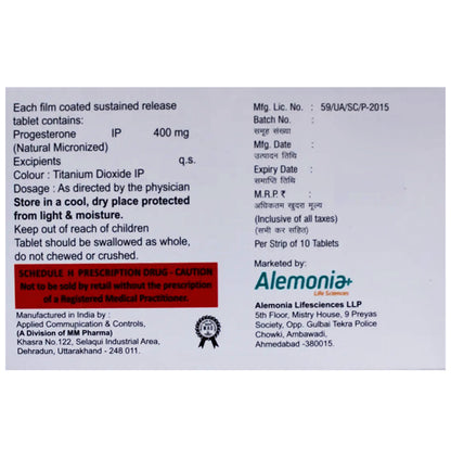 Alegest 400 Tablet SR