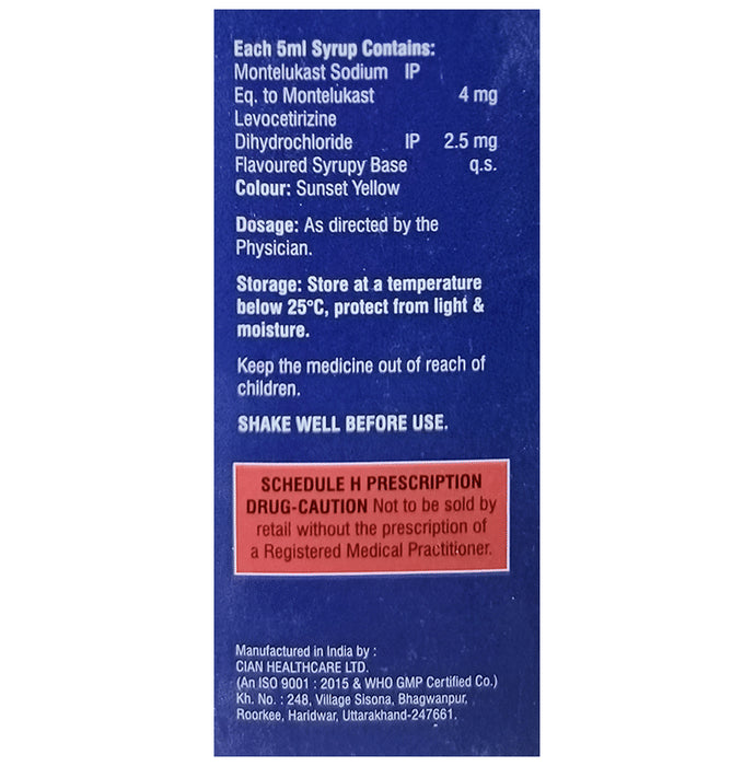 Alerzest M Kid Syrup Orange