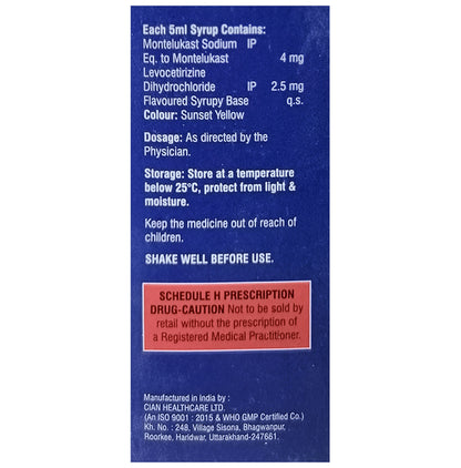 Alerzest M Kid Syrup Orange