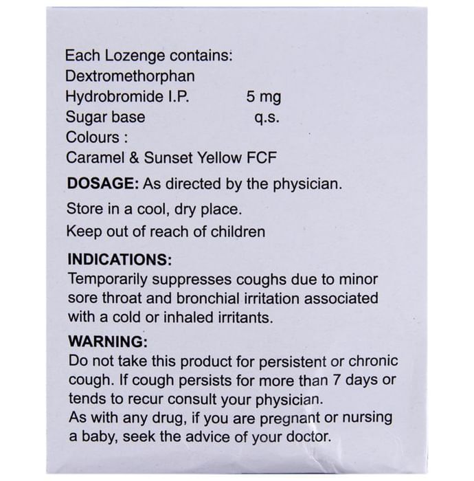 Alex Cough Lozenges Lemon Ginger