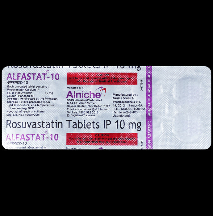 Alfastat 10mg Tablet