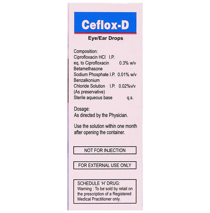 Ceflox-D Eye/Ear Drops