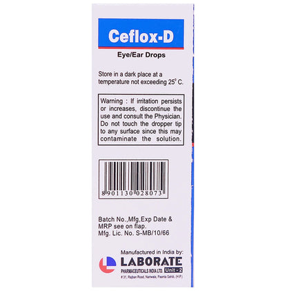 Ceflox-D Eye/Ear Drops