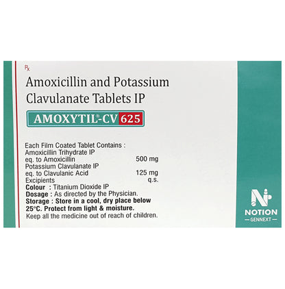 Amoxytil-CV 625 Tablet