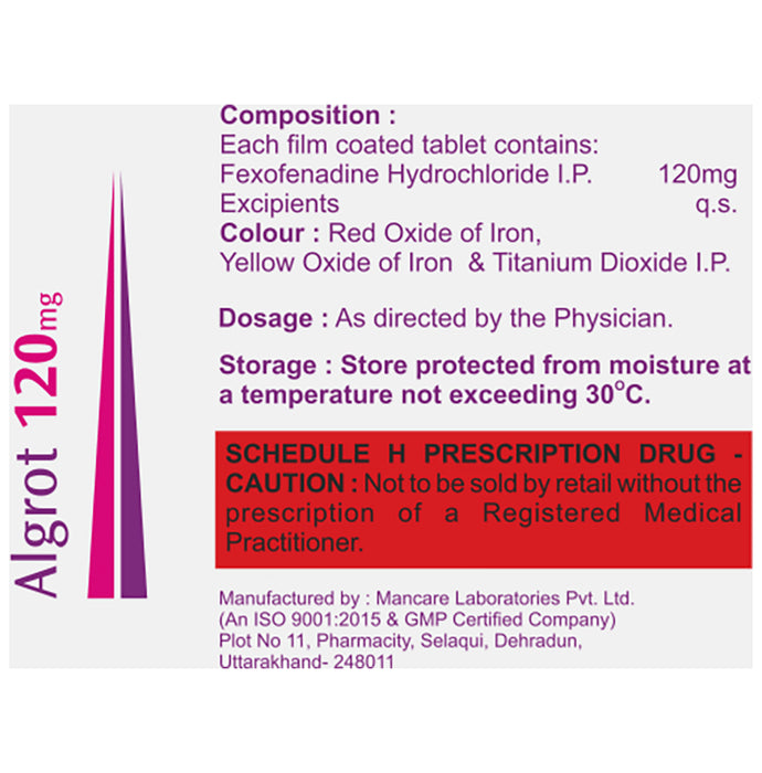 Algrot 120mg Tablet