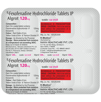 Algrot 120mg Tablet
