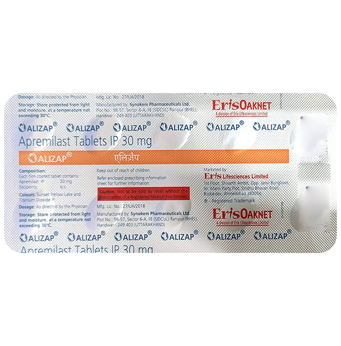 Alizap 30mg Tablet - Classic Derma