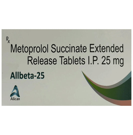Allbeta 25 Tablet ER - Classic Derma