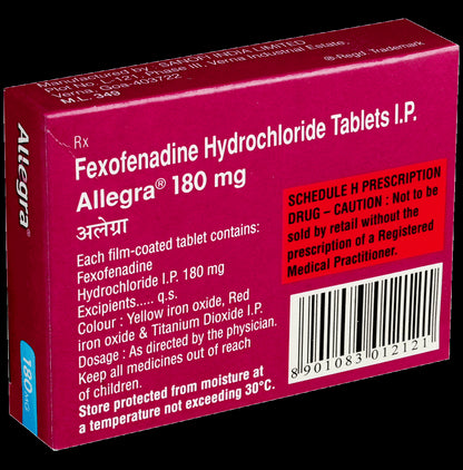 Allegra 180mg Tablet