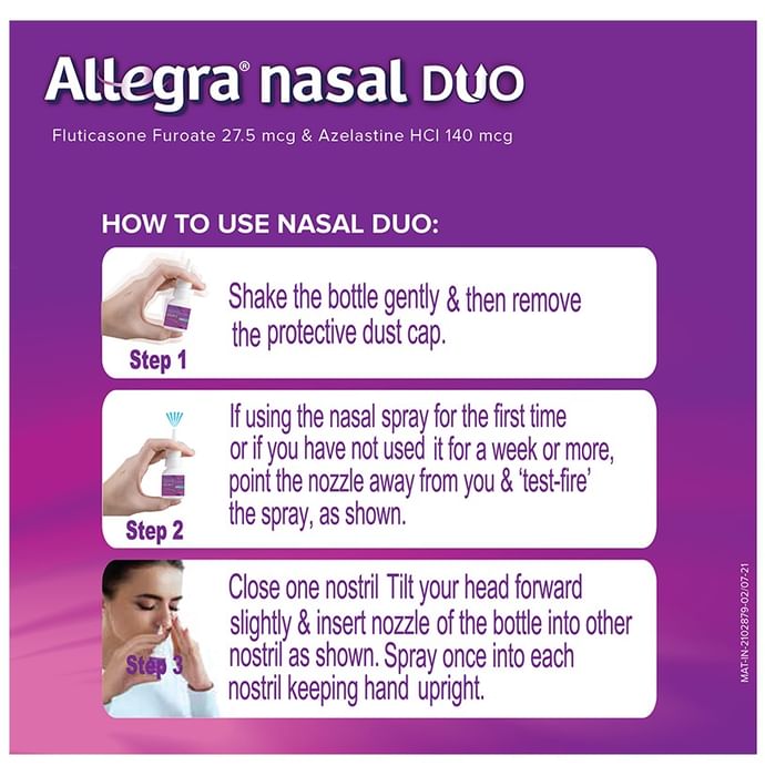 Allegra Nasal Duo Spray