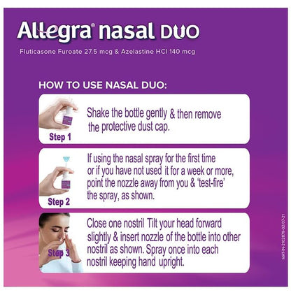 Allegra Nasal Duo Spray