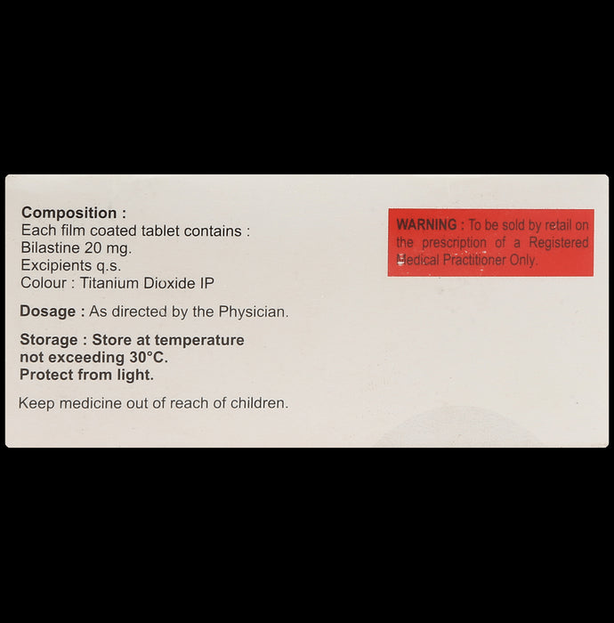 Allerblis 20mg Tablet