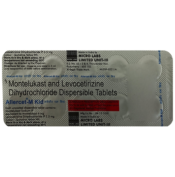 Allercet-M Kid Tablet DT