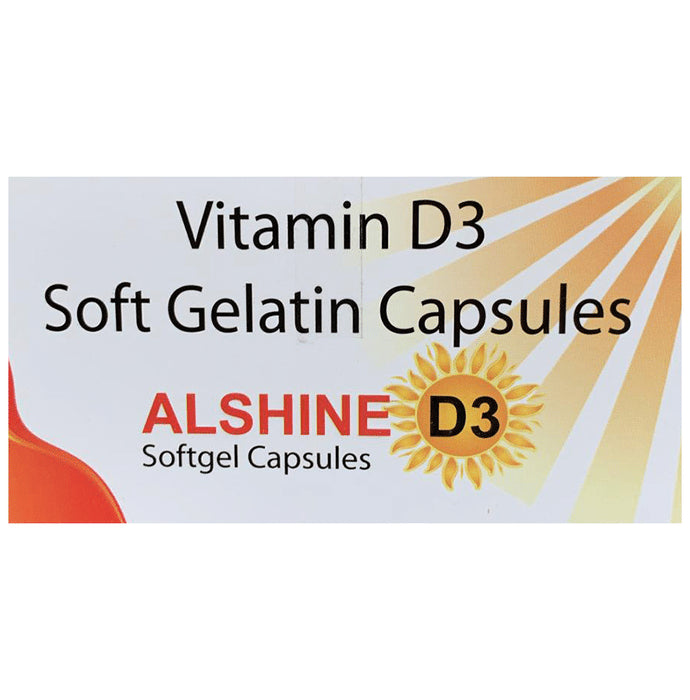 Alshine D3 Softgel Capsule - Classic Derma
