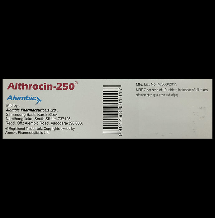 Althrocin 250 Tablet